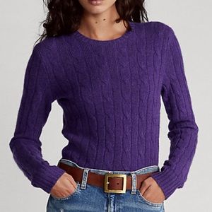 Polo Ralph Lauren Cashmere Cable-Knit Sweater NWT